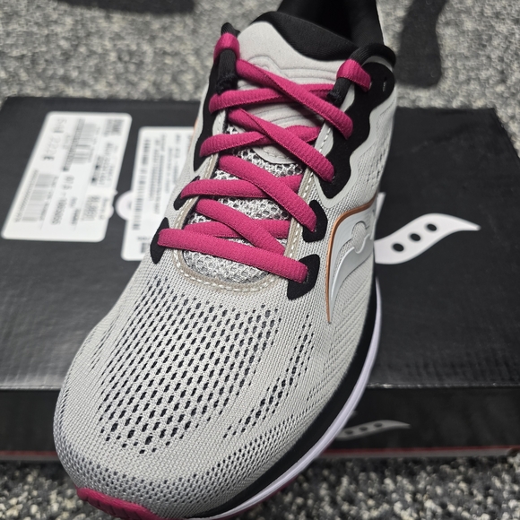 Saucony Ride 14 (Women's 7.5) Gray Running Shoes - Picture 3 of 11